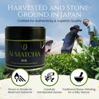 Ai MATCHA Superior Ceremonial Grade Japanese Matcha Green Tea Powder