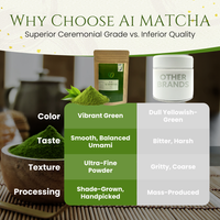 Ai MATCHA Superior Ceremonial Grade Japanese Matcha Green Tea Powder (50g/1.76 oz)
